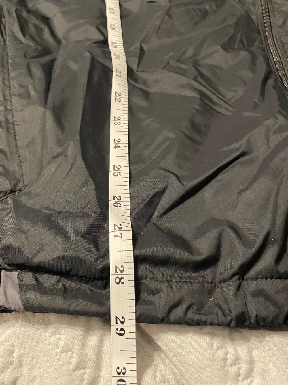 Columbia Two-Tone Black and Gray Windbreaker Jacket - Picture 9 of 15